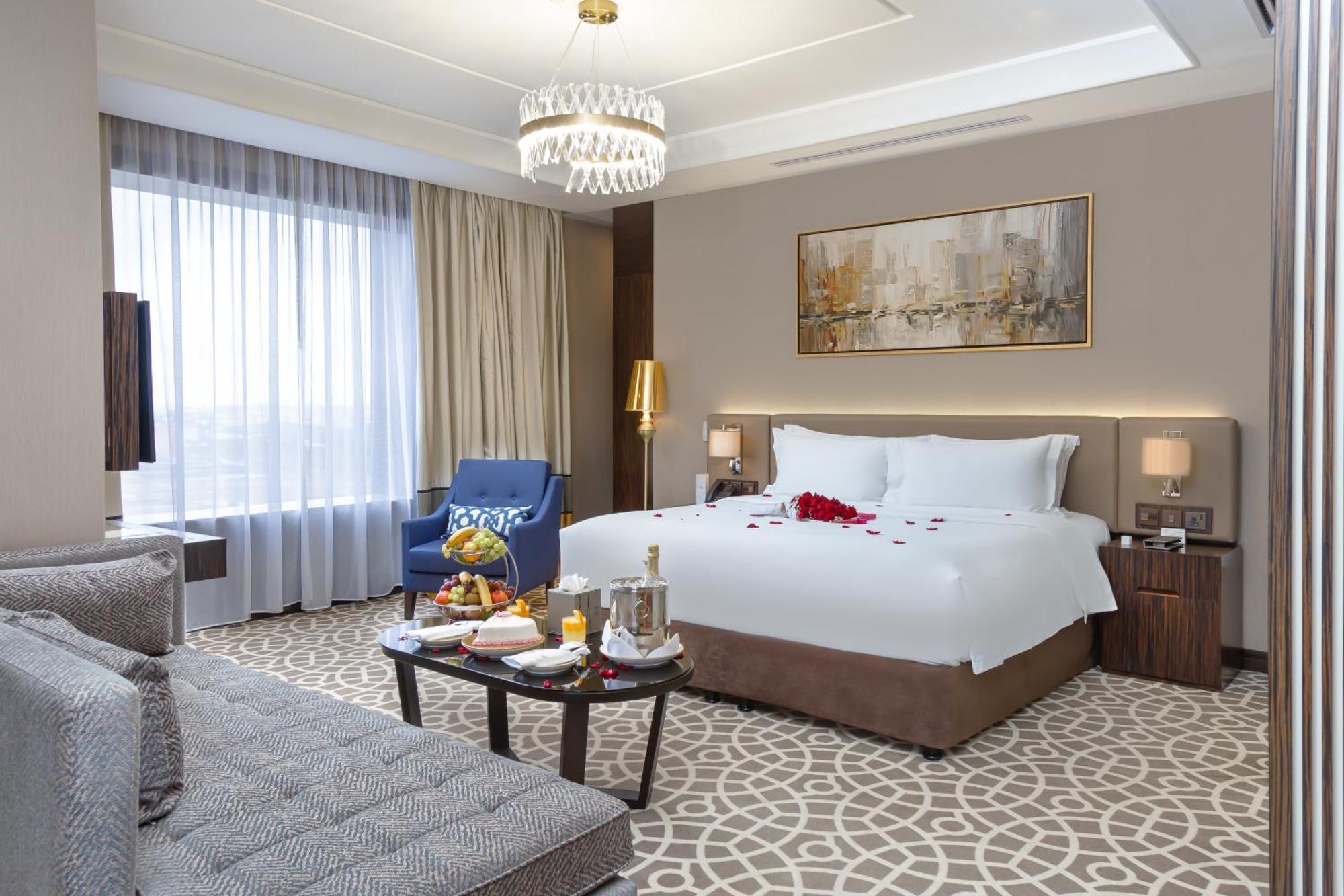 Nivel Hotel Abha Khamis Mushait Exteriör bild Deluxe Suite